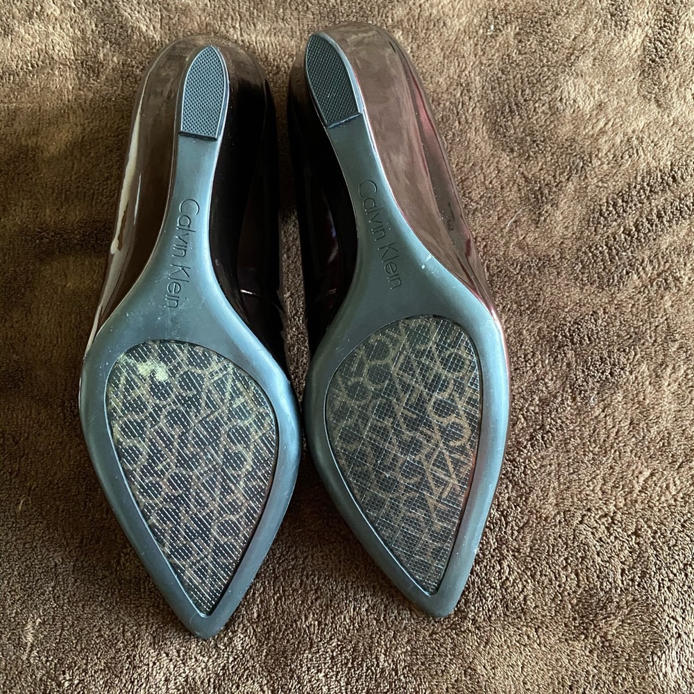 Calvin Klein shoes burgundy